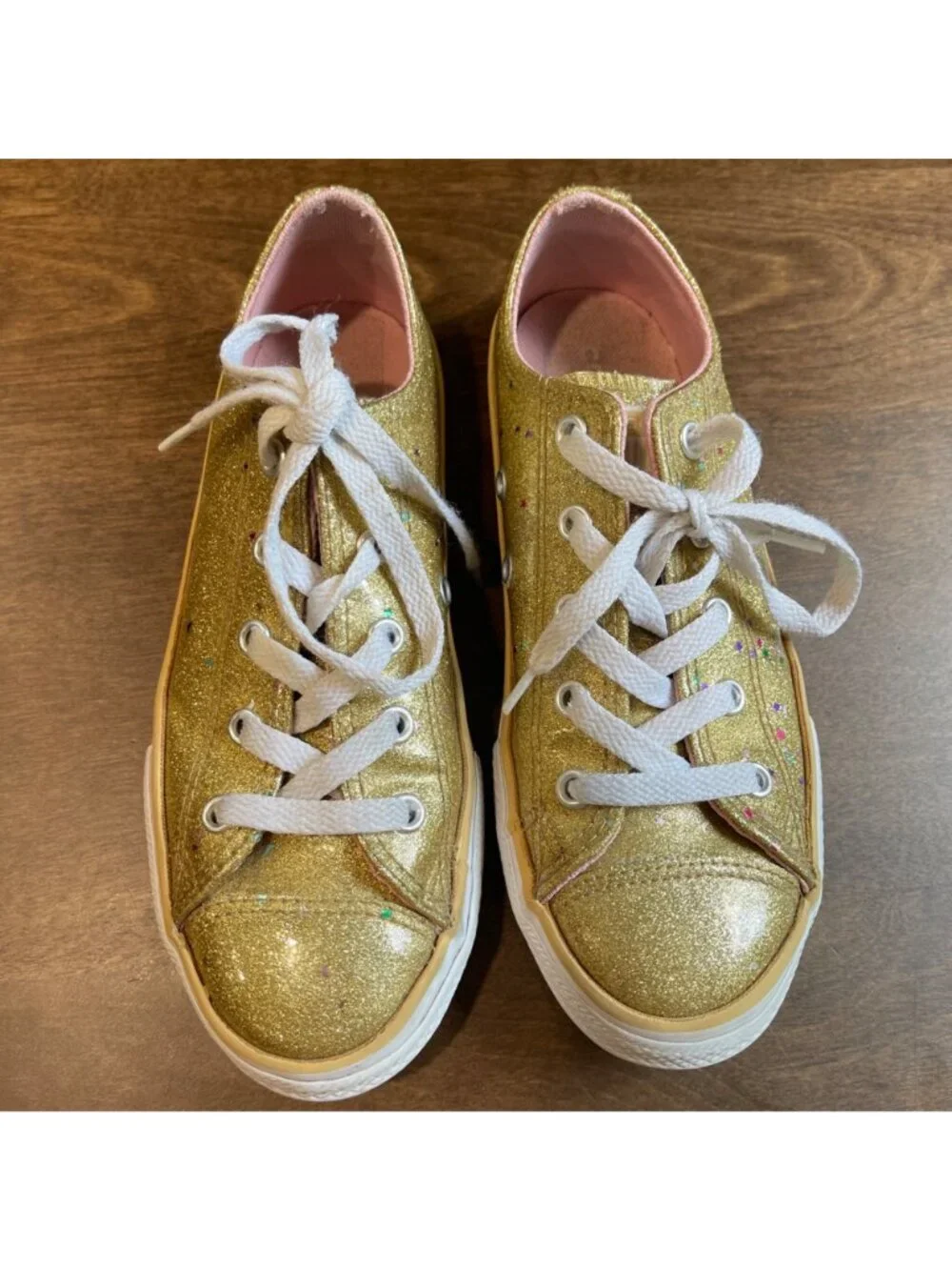 Converse Chuck Taylor All Star Galaxy Glimmer Low Top Sneakers Big Girls Size 2